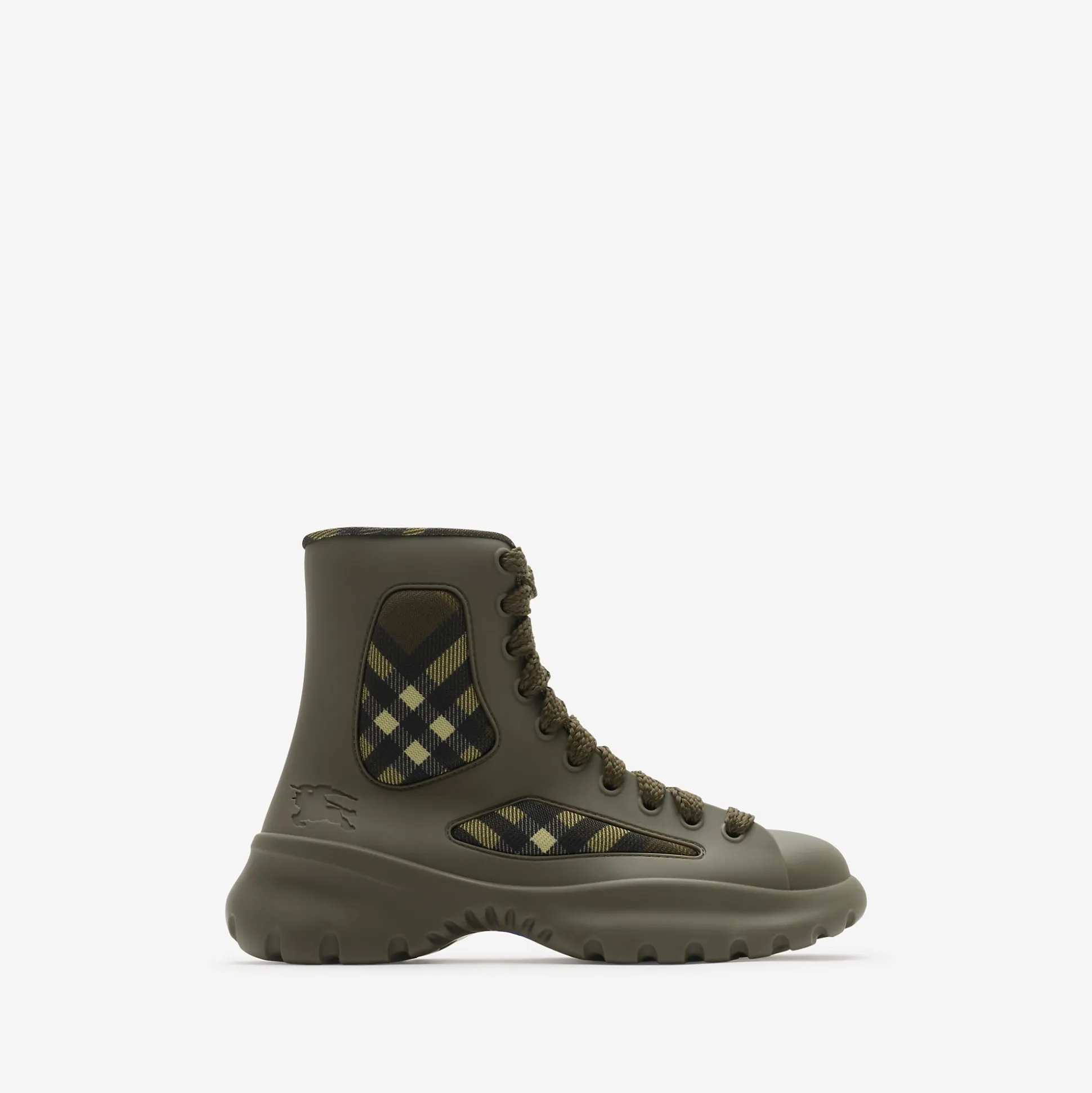 New Burberry Rubber Boulder Boots Loch/heath