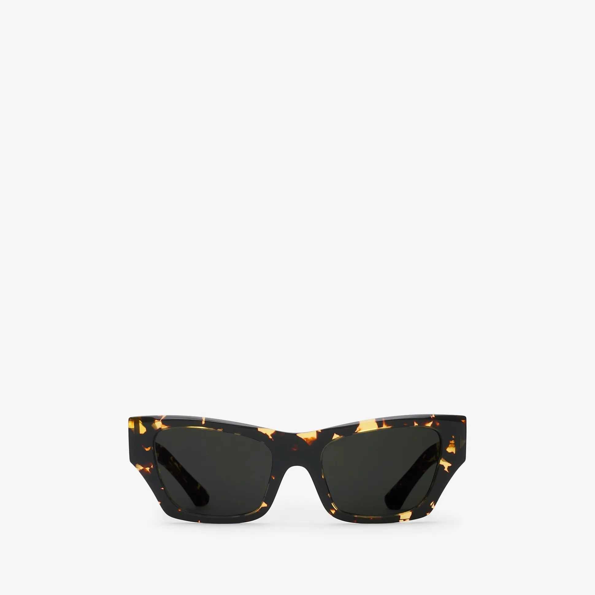 Fashion Burberry Shield Facet Cat-eye Sunglasses Yellowhavana