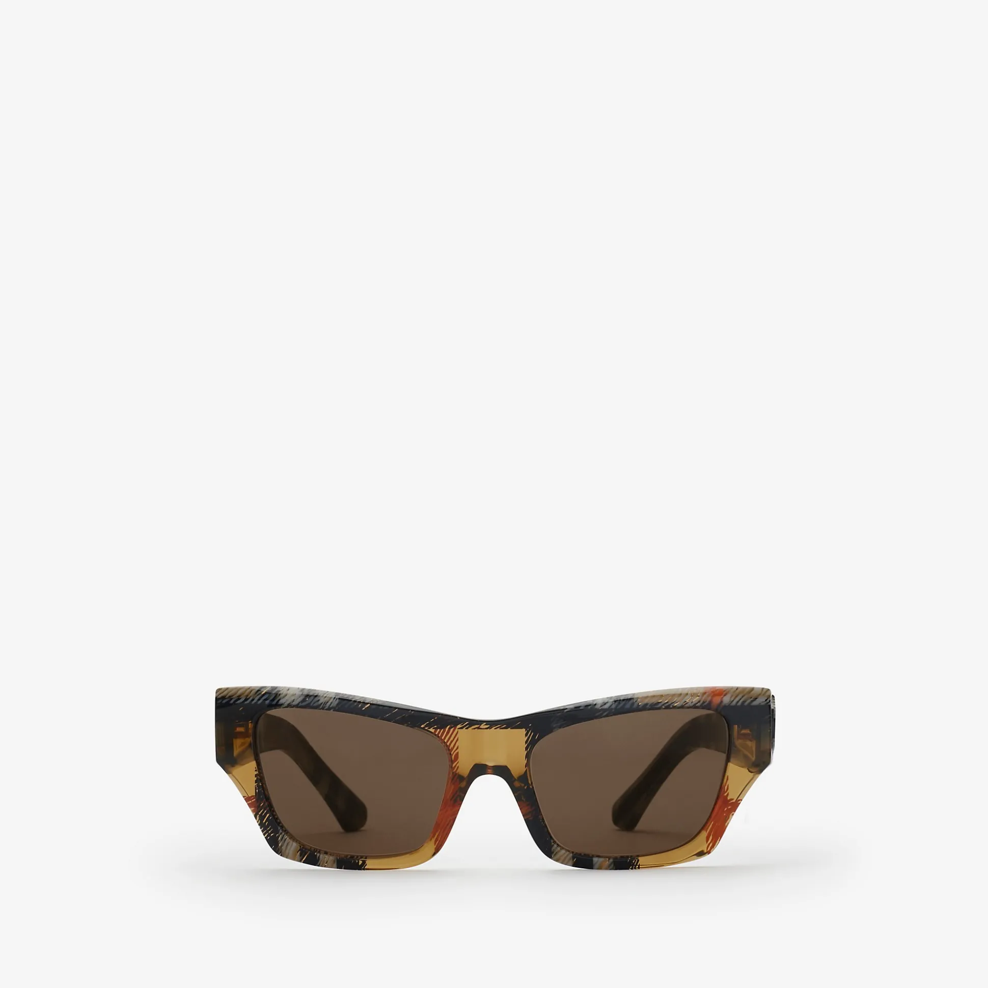 Best Burberry Shield Facet Cat-eye Sunglasses Sand