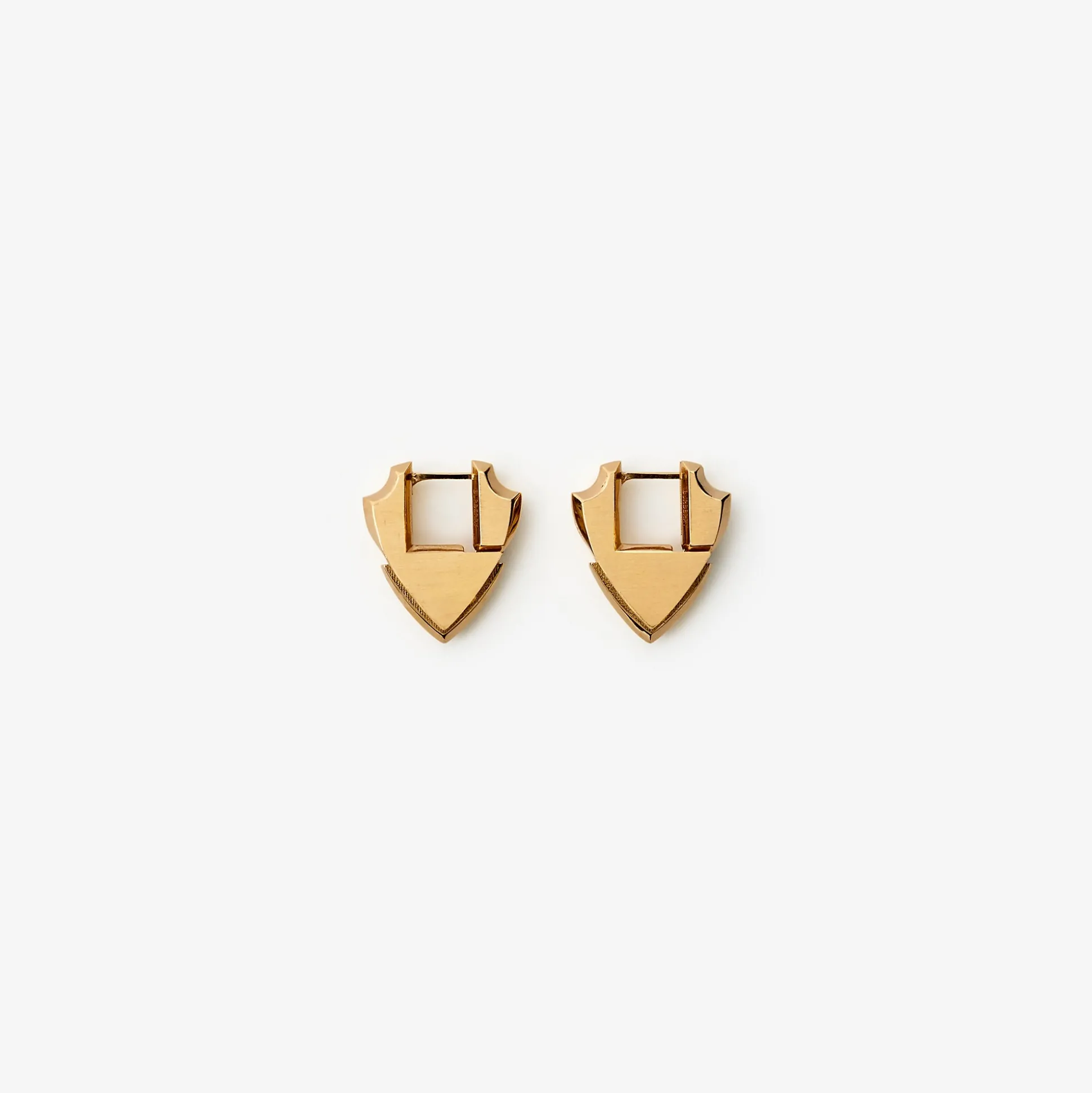 Store Burberry Small Shield Earrings Gold