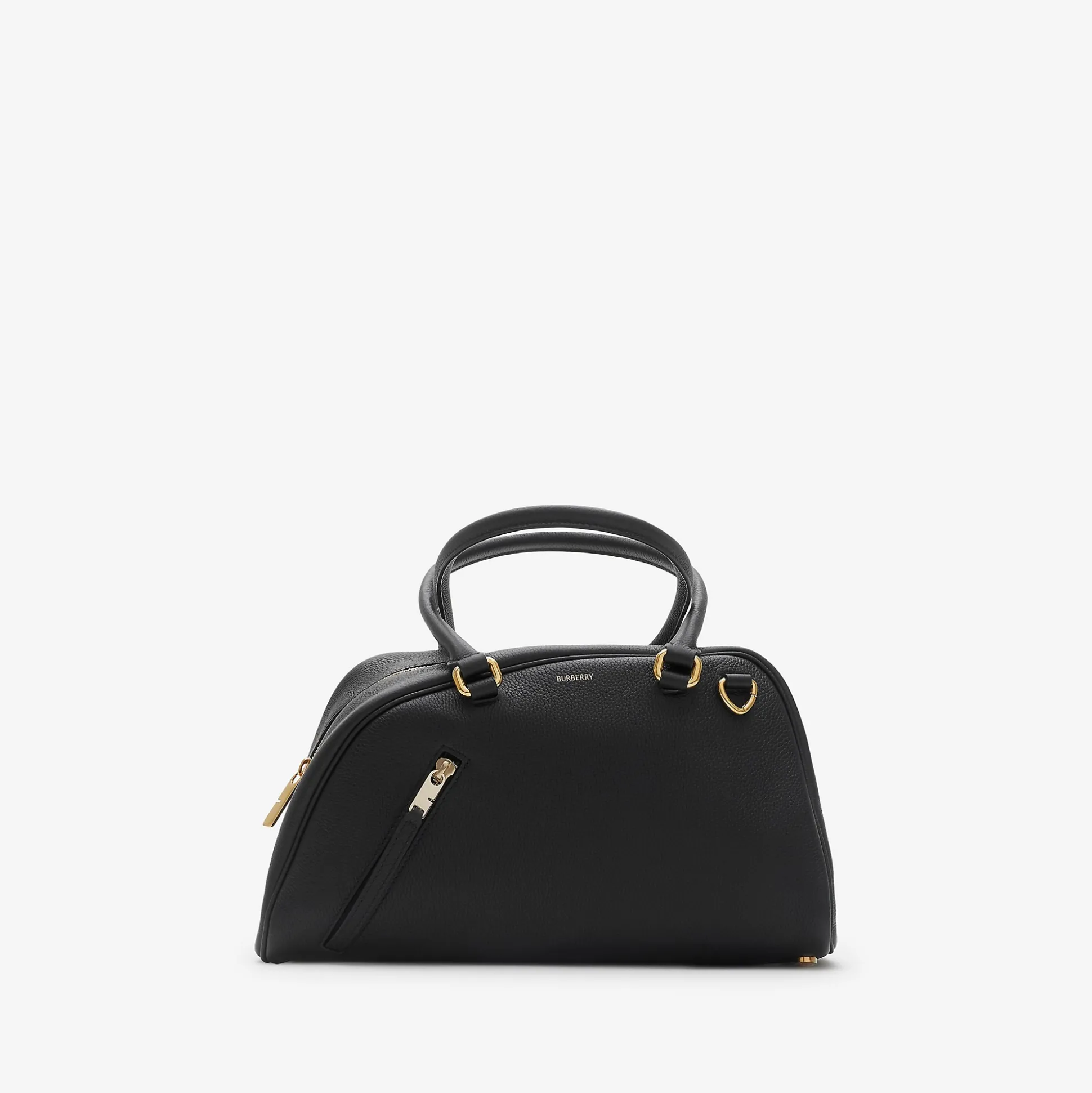 Best Burberry Small Shield Twin Bowling Bag Black