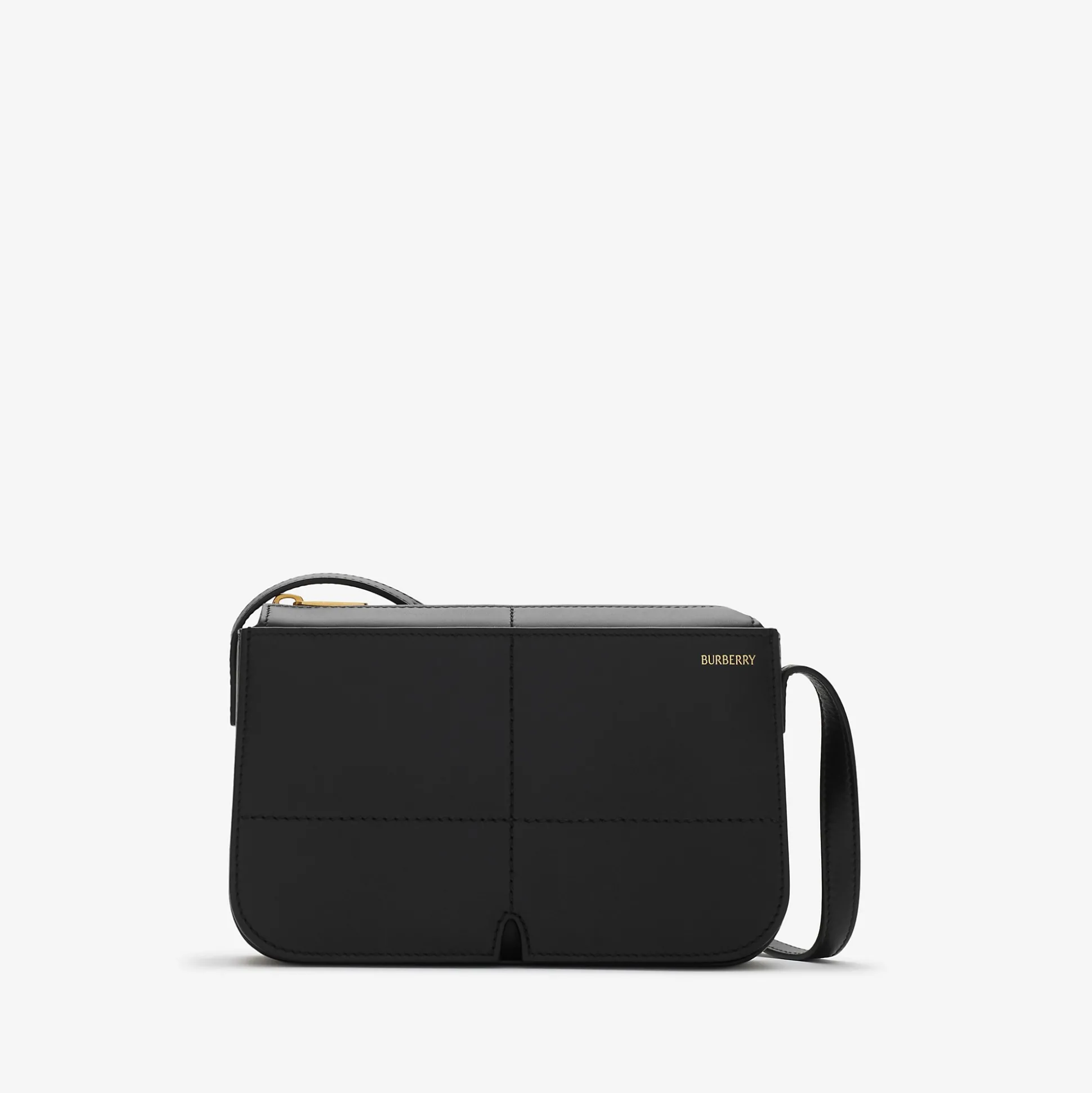 Fashion Burberry Snip Crossbody Bag Black