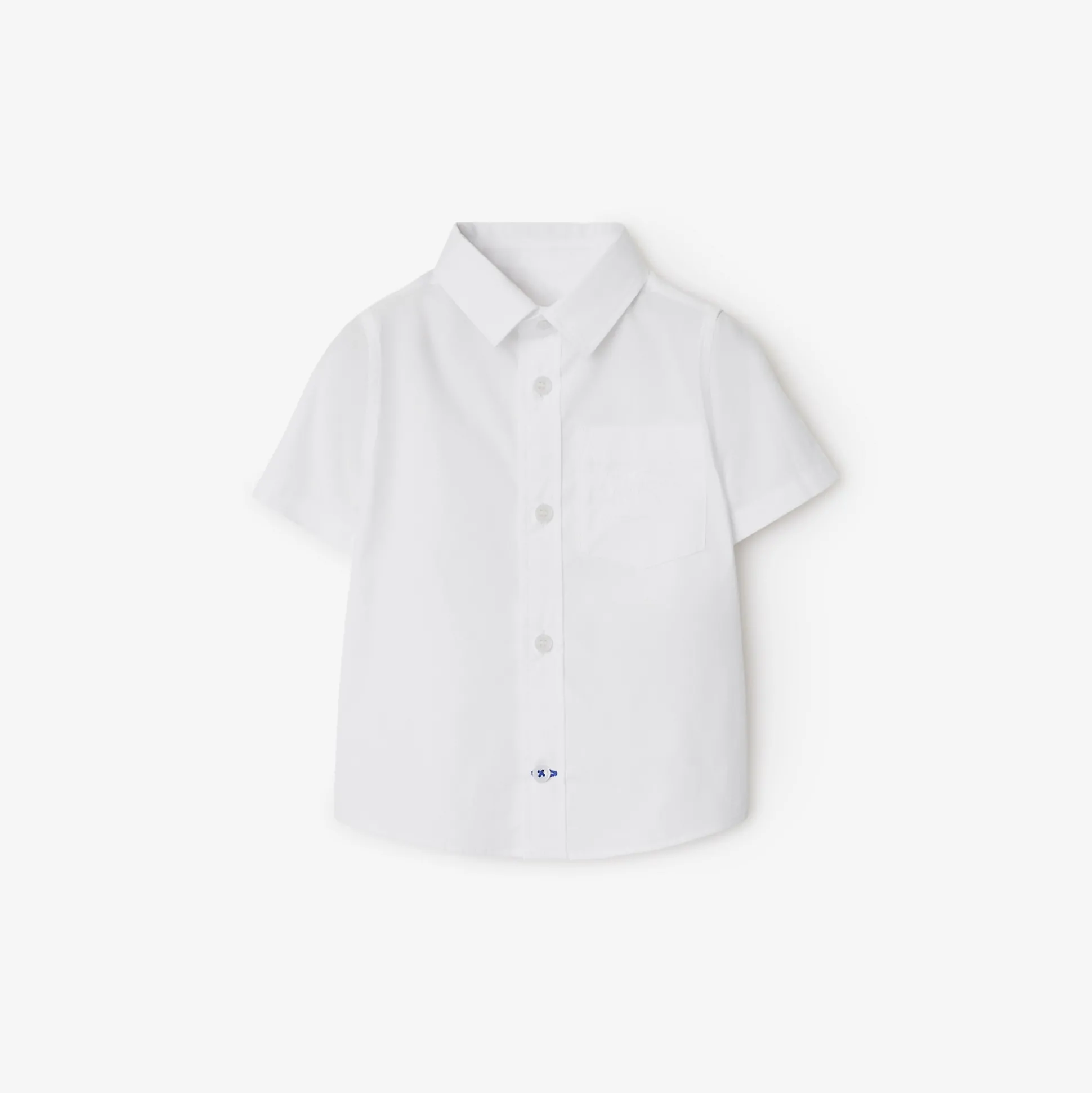 Online Burberry Stretch Cotton Shirt White