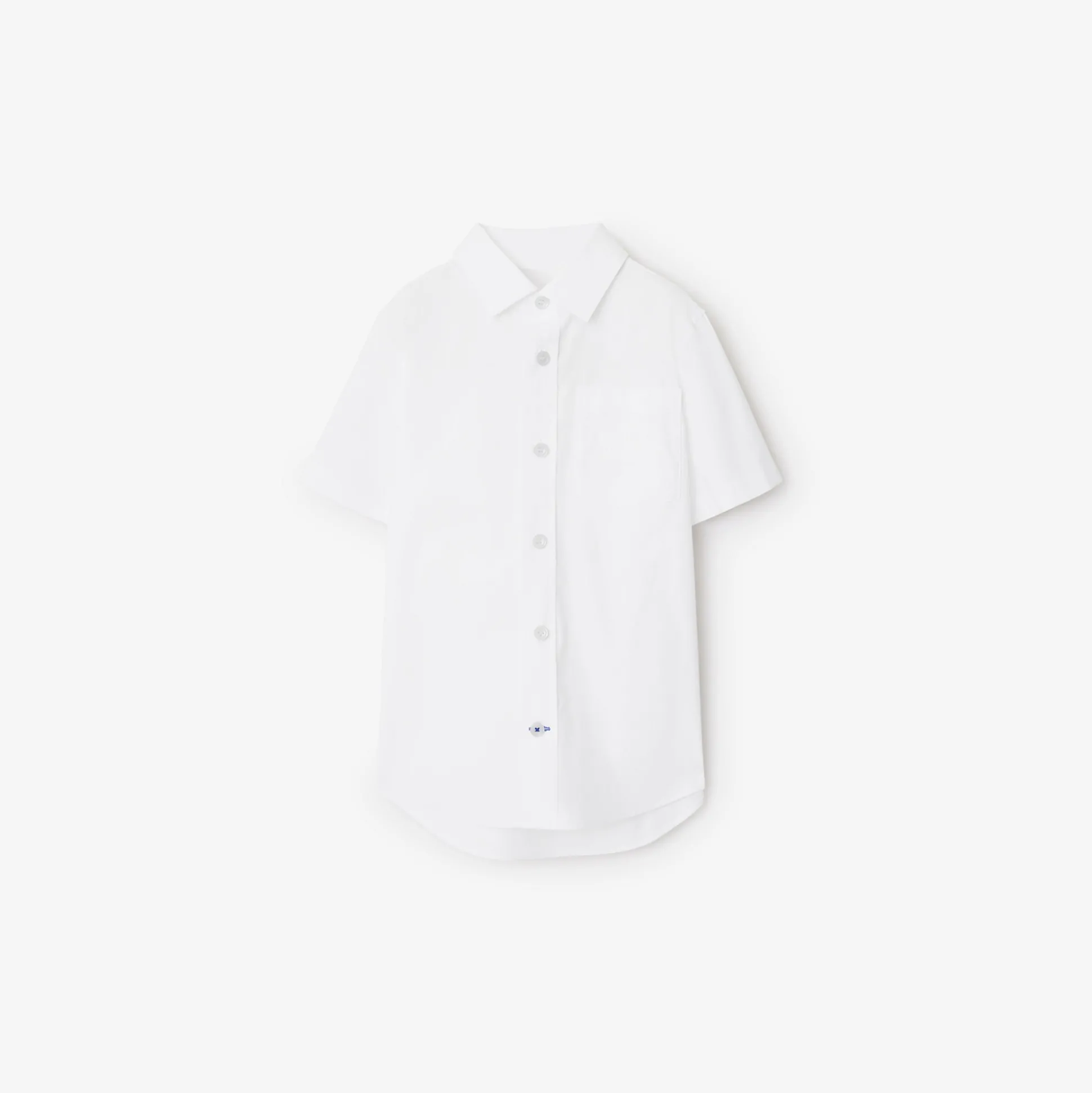 Hot Burberry Stretch Cotton Shirt White