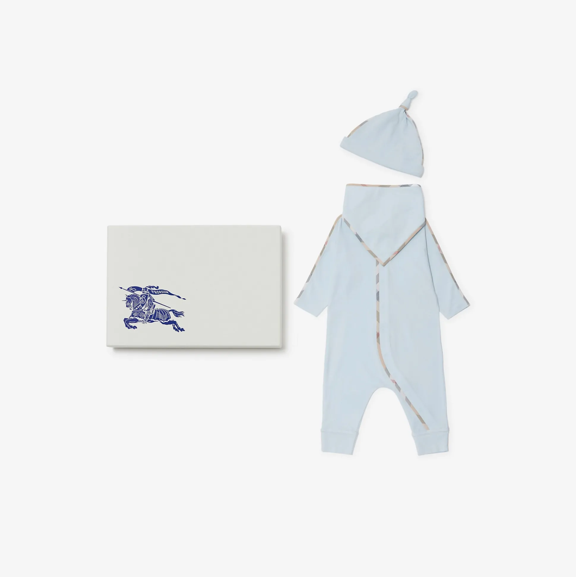 Discount Burberry Stretch Cotton Three-piece Baby Gift Set Brightsky