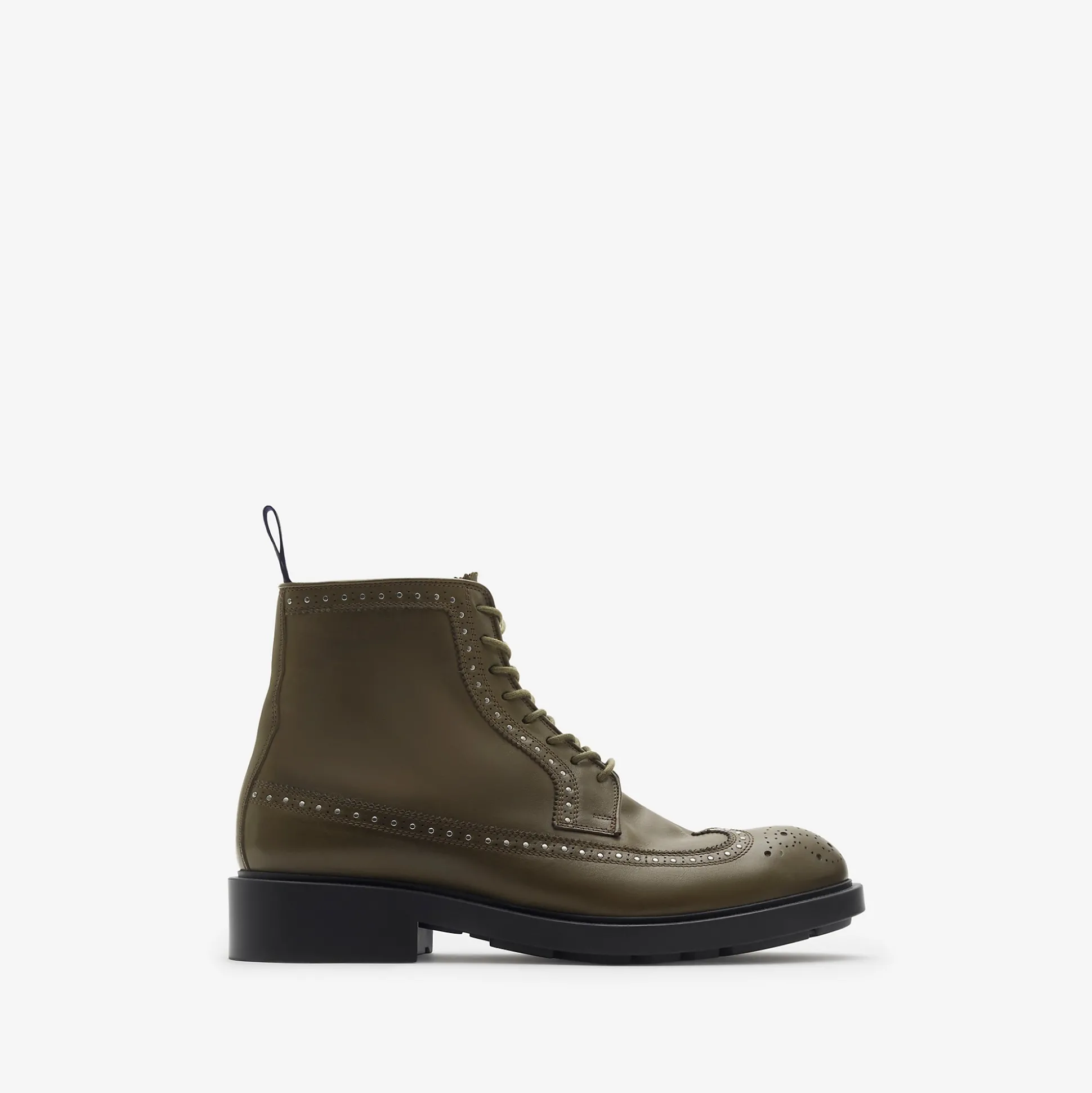 Online Burberry Studded Leather Boots Loch