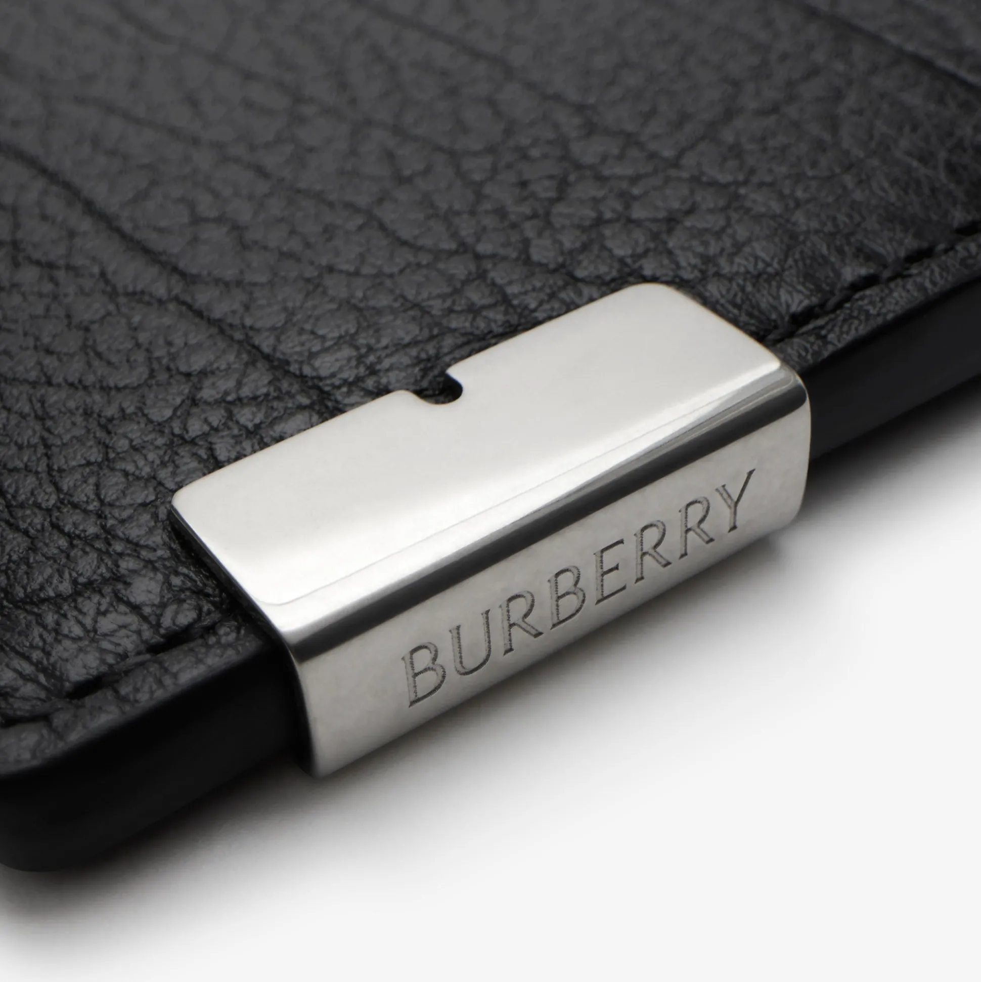 Flash Sale Burberry Tall B Cut Card Case Black