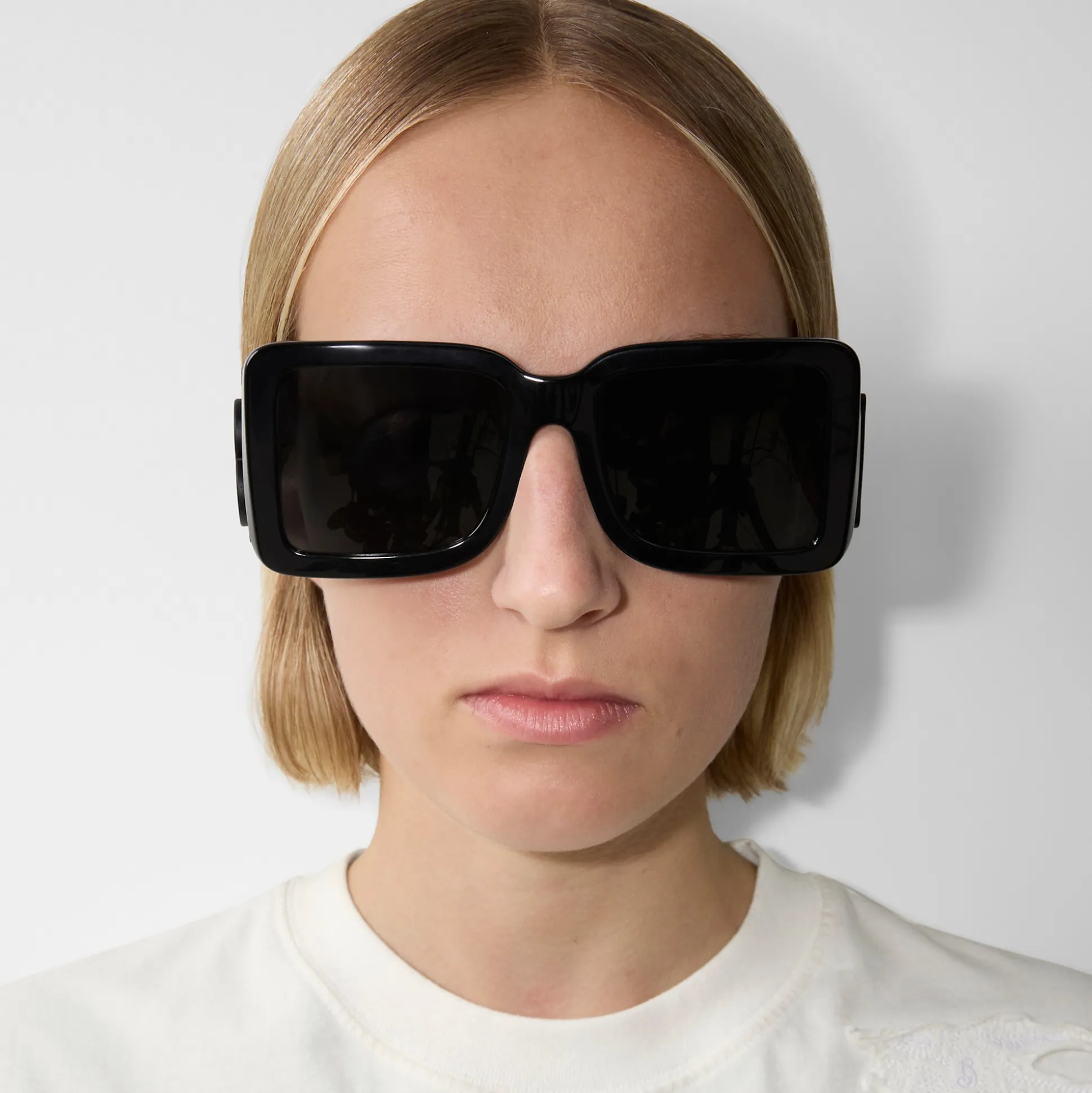 Store Burberry TB Square Sunglasses Black