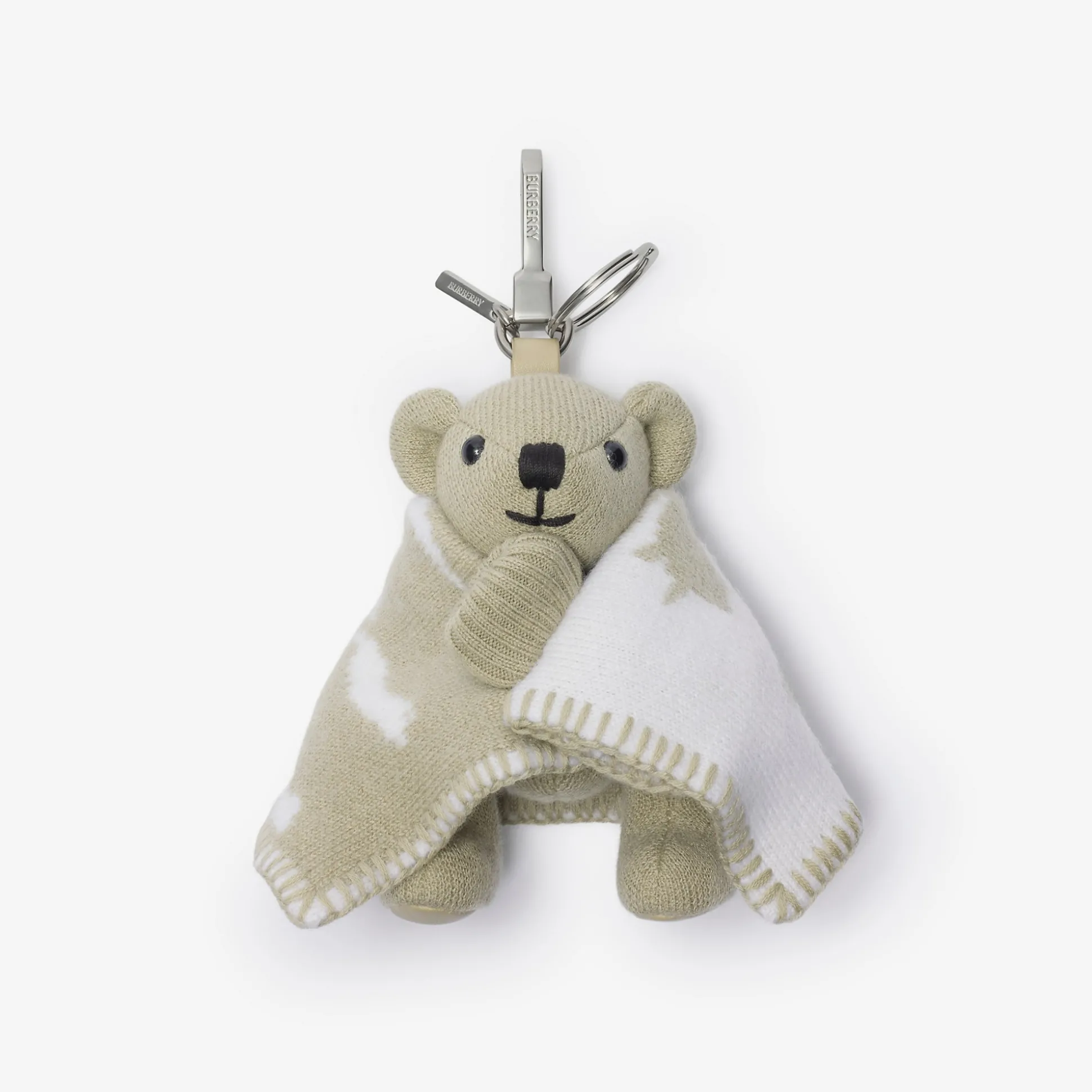 Shop Burberry Thomas Bear Charm Hunter