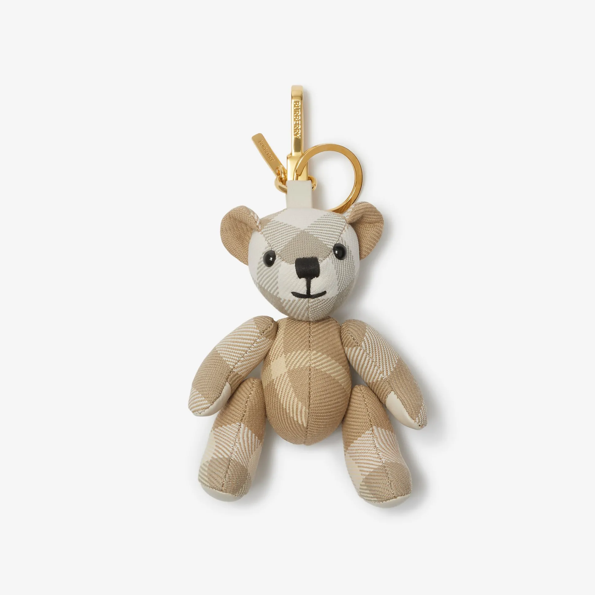 Sale Burberry Thomas Bear Charm Flax