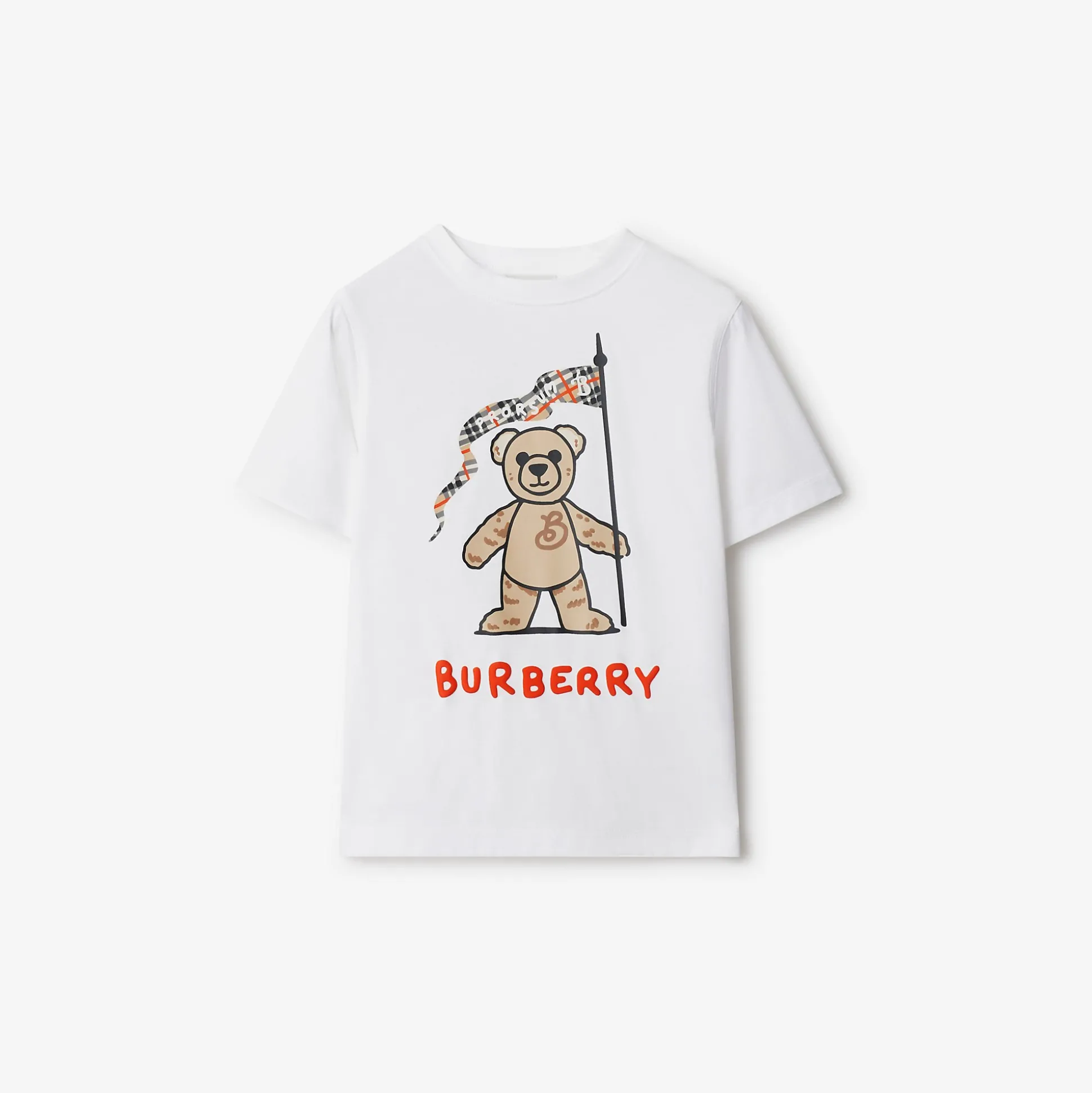 Store Burberry Thomas Bear Cotton T-shirt White