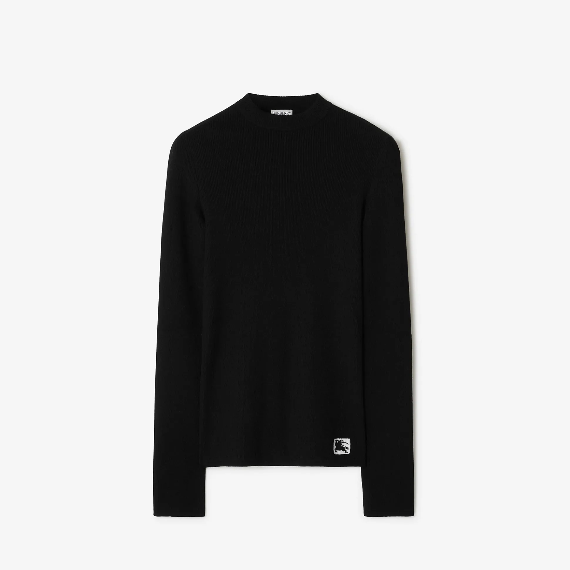 Cheap Burberry Wool Blend Sweater Black