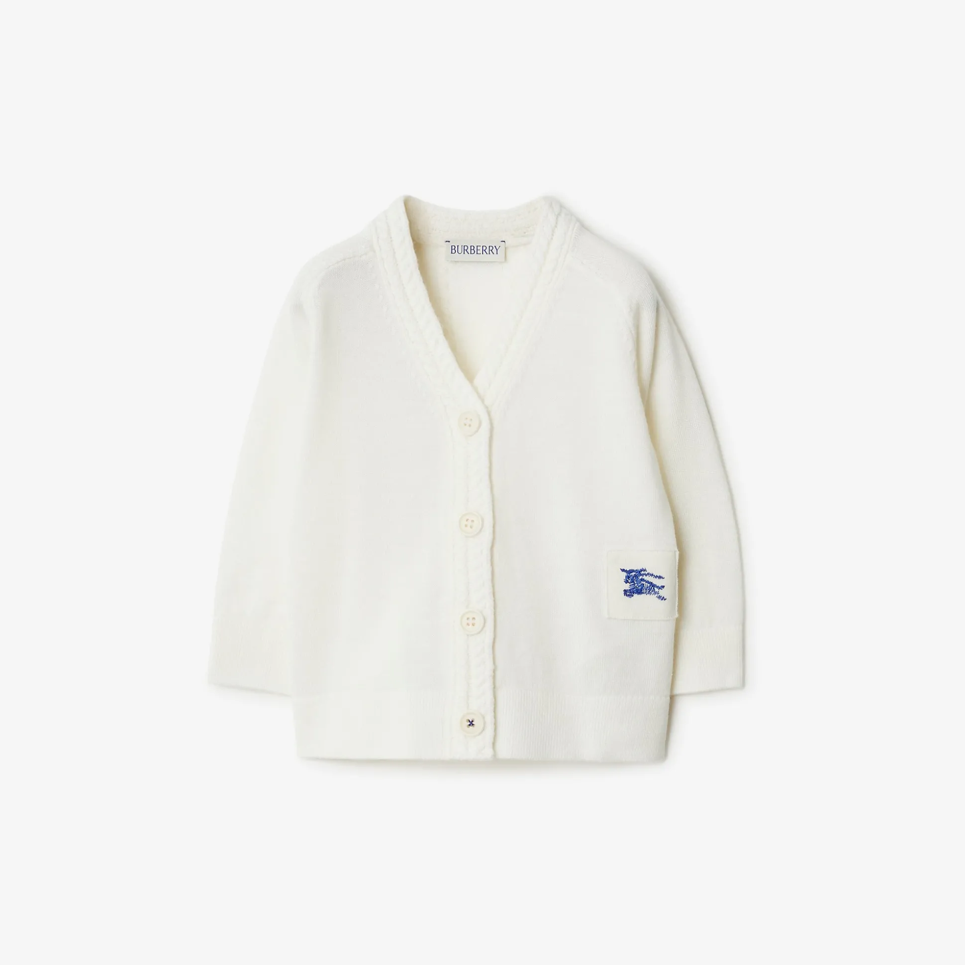 Cheap Burberry Wool Cardigan Ivory