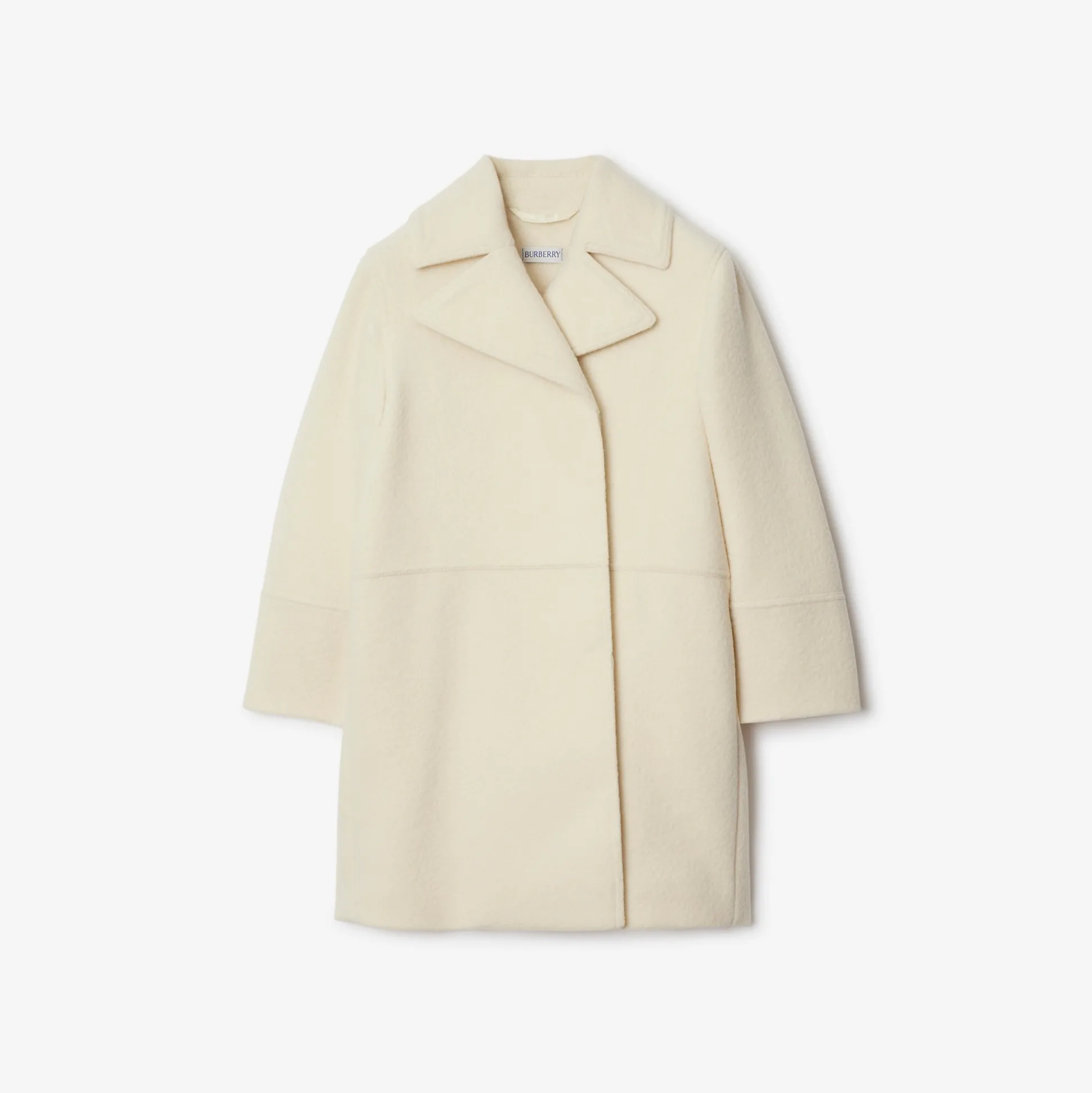 Outlet Burberry Wool Cashmere Coat Calico