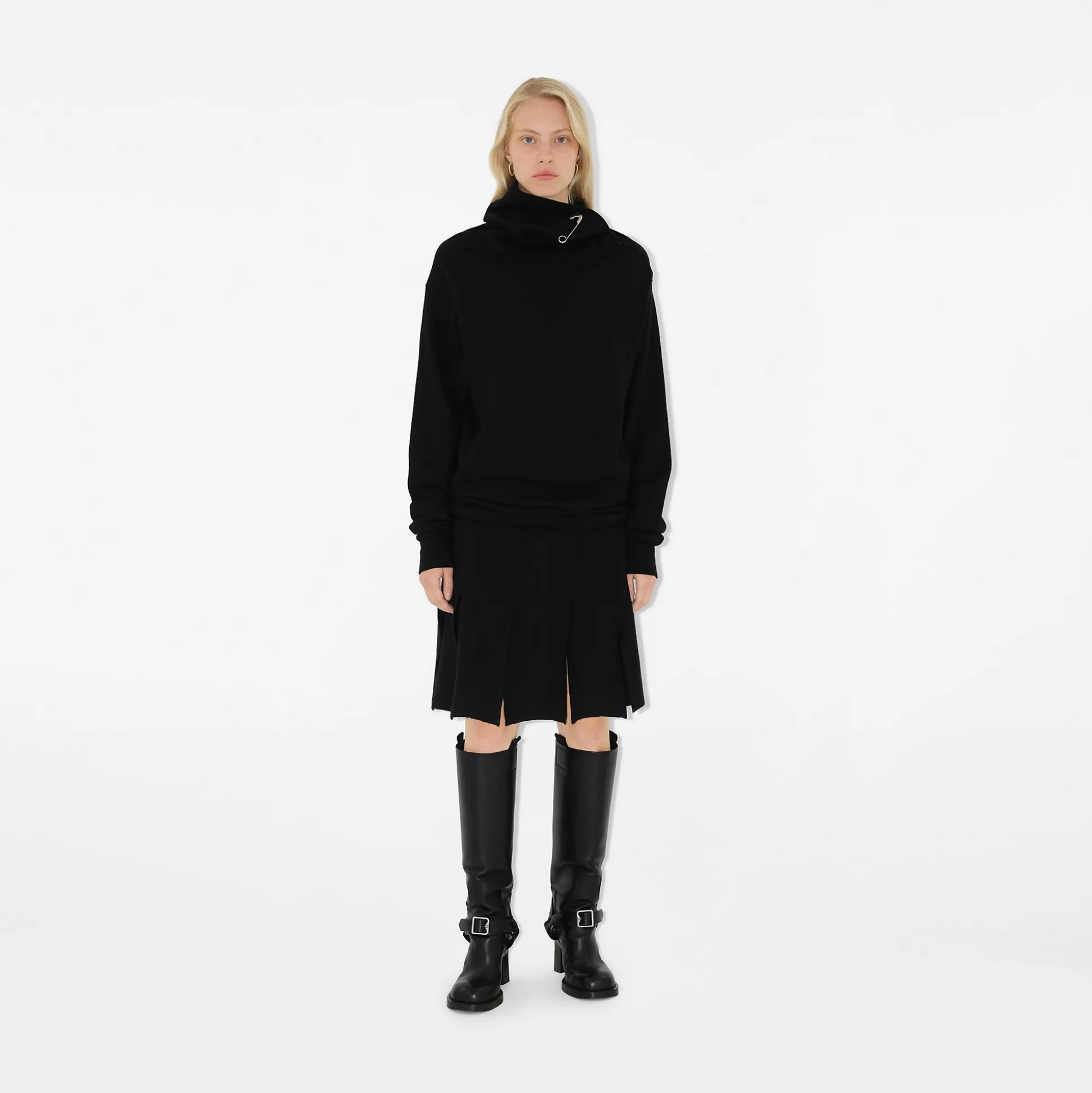 Clearance Burberry Wool Dress Coal