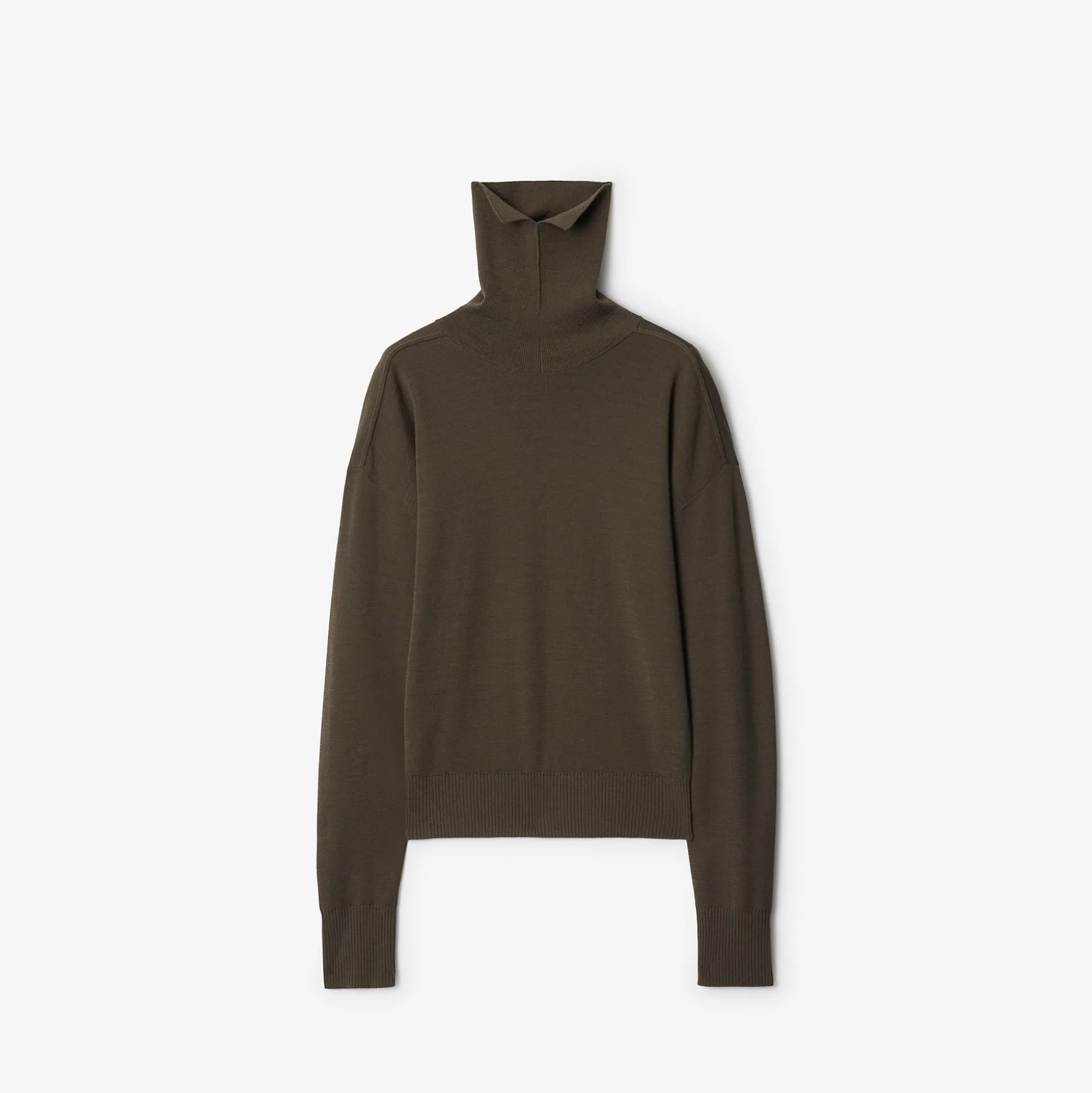 Best Burberry Wool Sweater Military