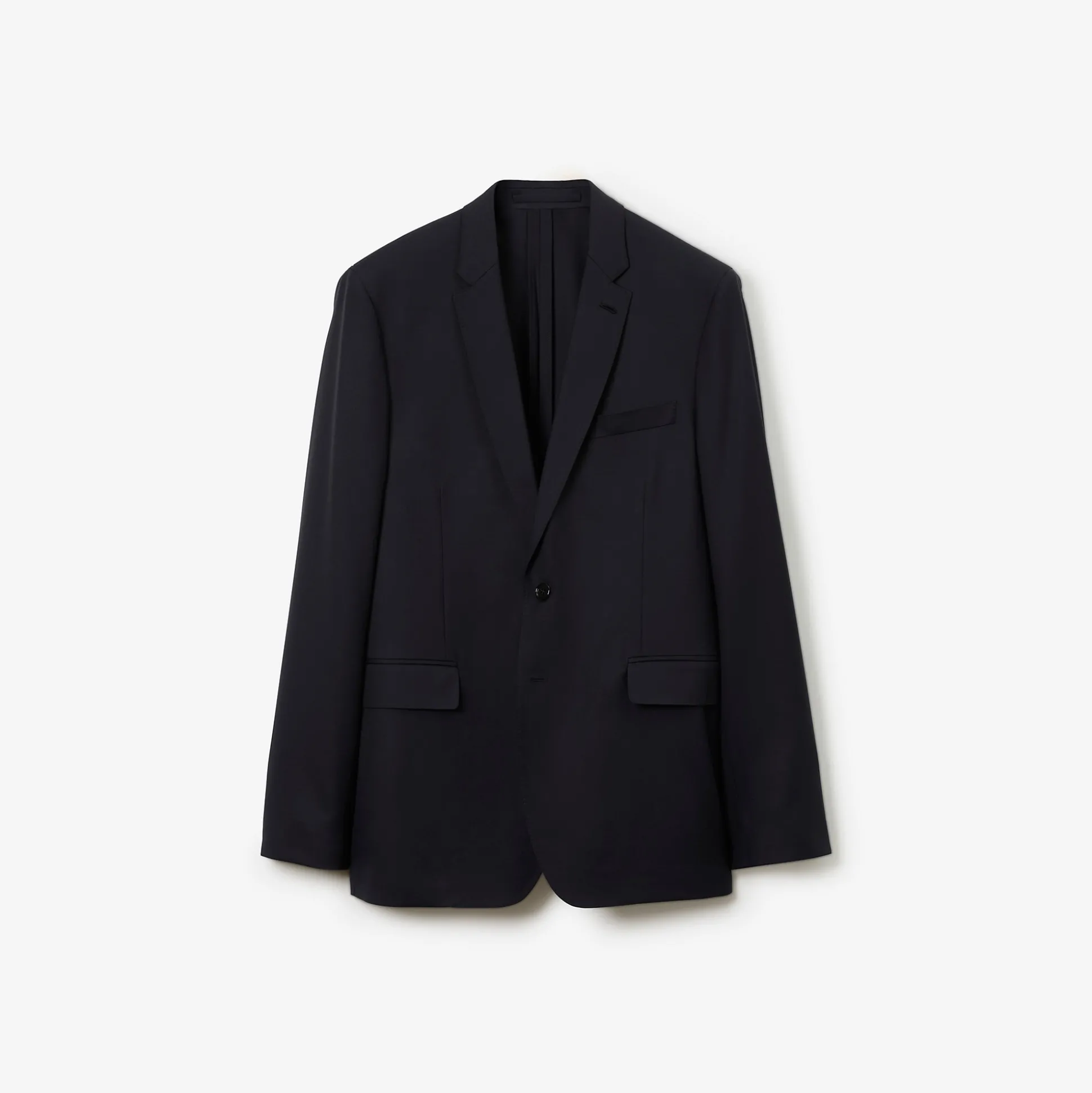 Flash Sale Burberry Wool Tailored Jacket Darknavy