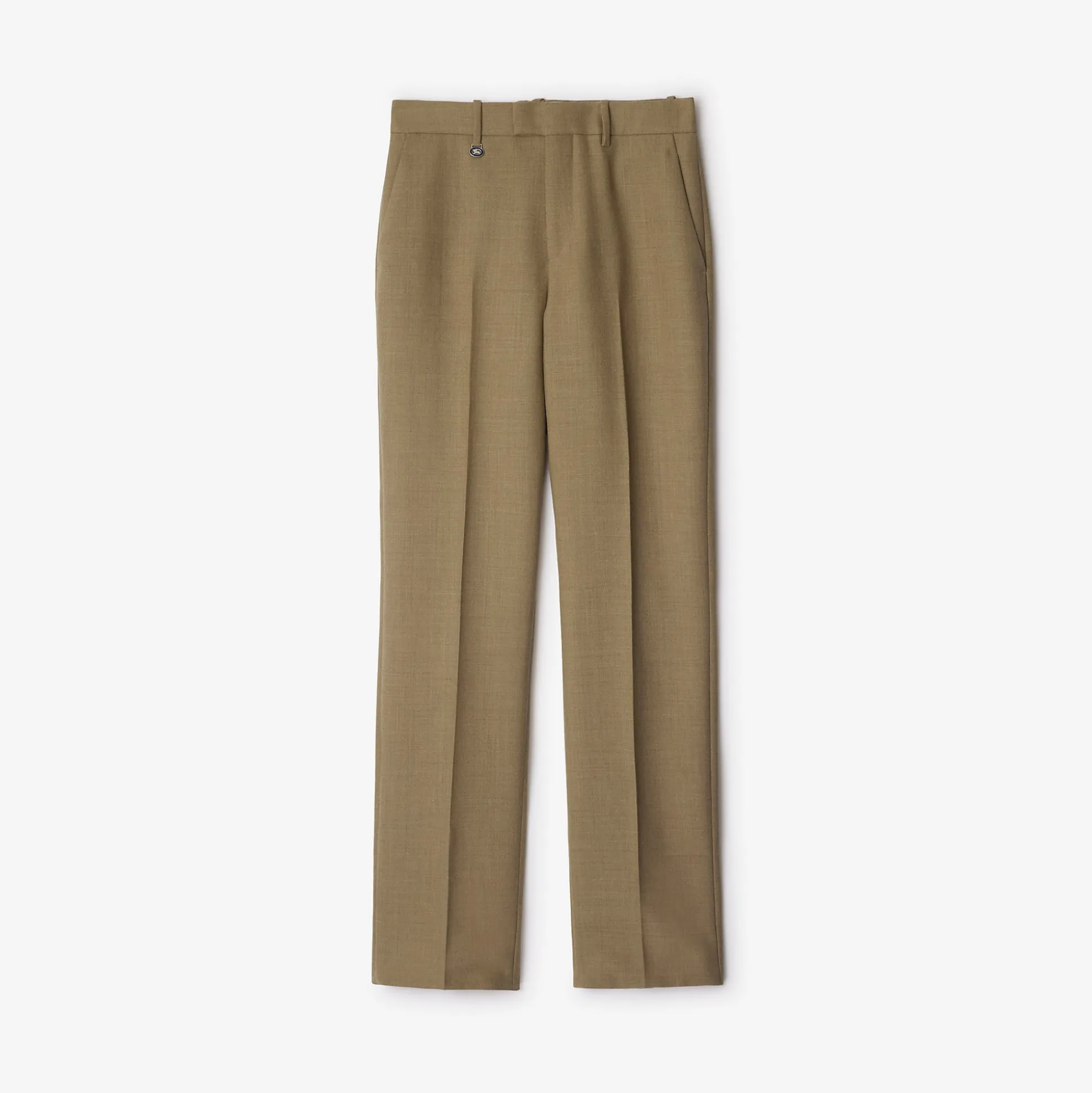 Hot Burberry Wool Tailored Trousers Linden/mountain