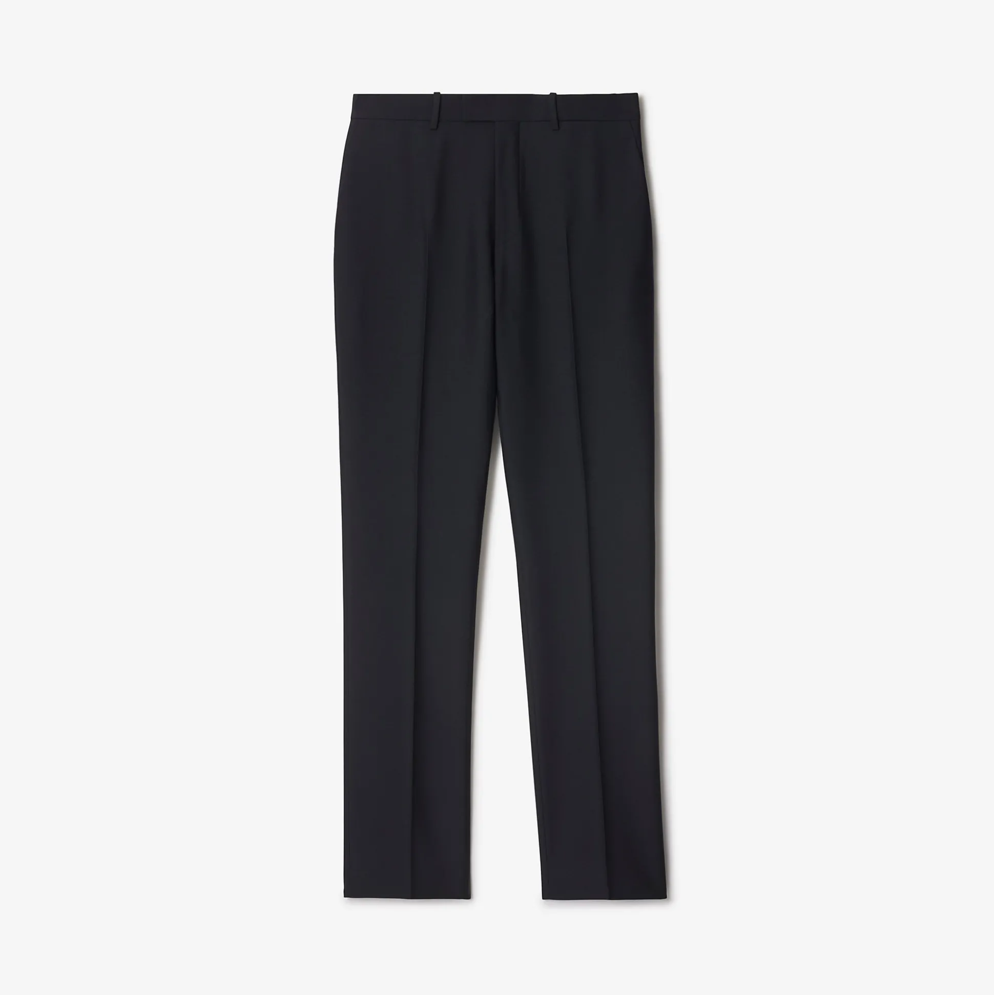 Best Sale Burberry Wool Tailored Trousers Navy