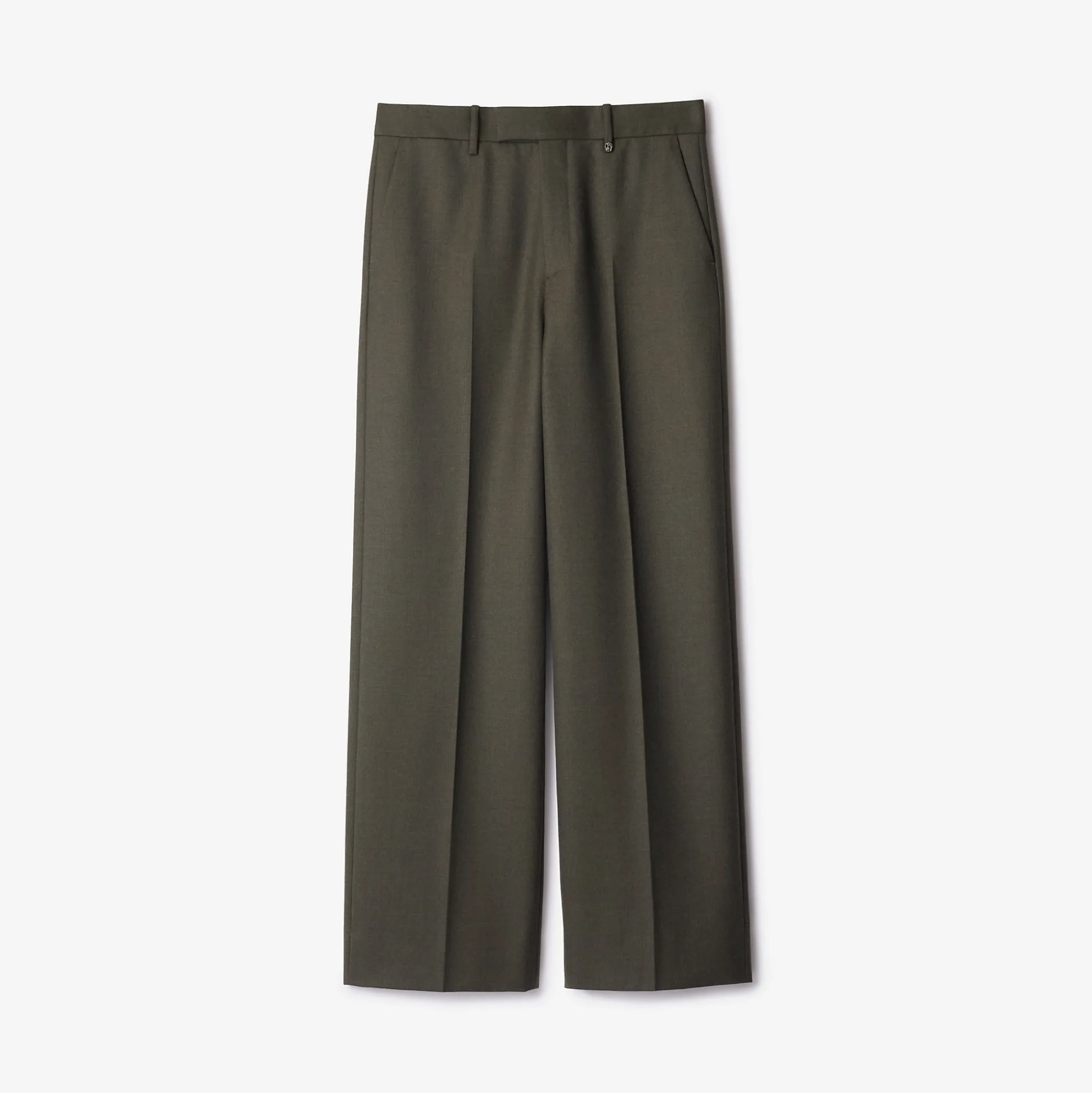 Flash Sale Burberry Wool Tailored Trousers Lochmelange