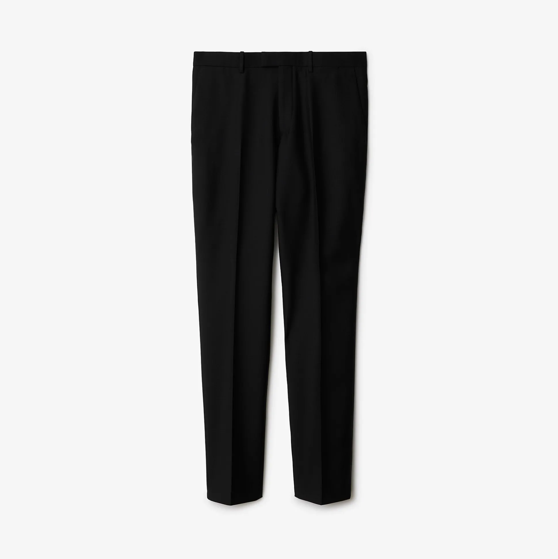 Discount Burberry Wool Tailored Trousers Black